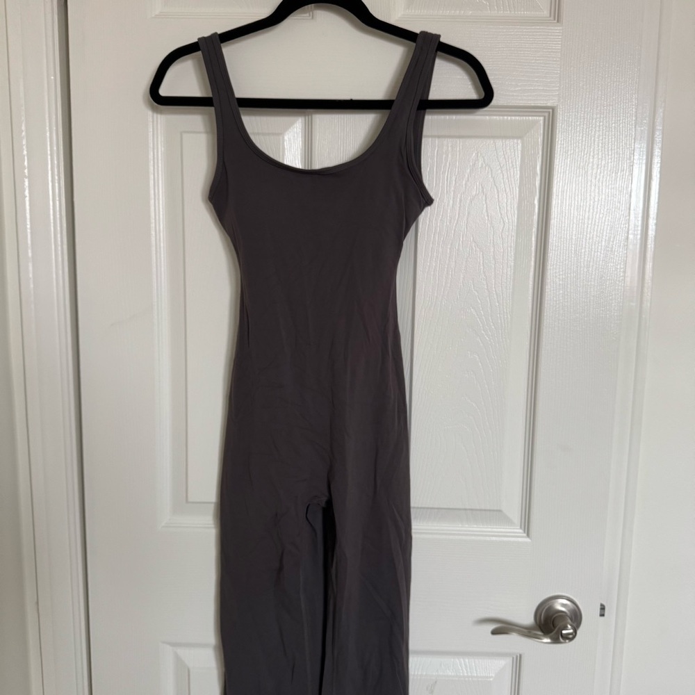 Purple/Grey Workout Jumpsuit - Picture 3 of 4